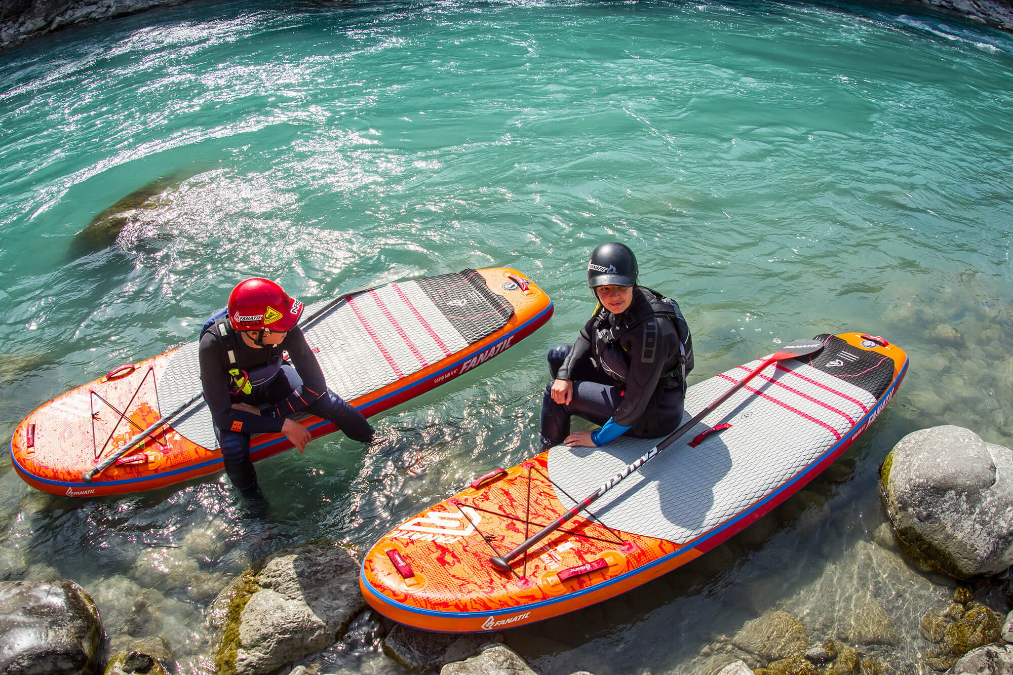 Paddle orange Repos sur les Berges