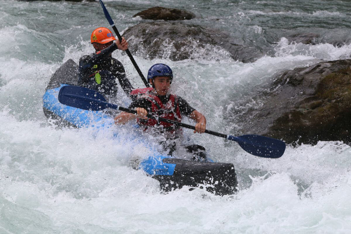 Canoe Biplace Ecume rapide