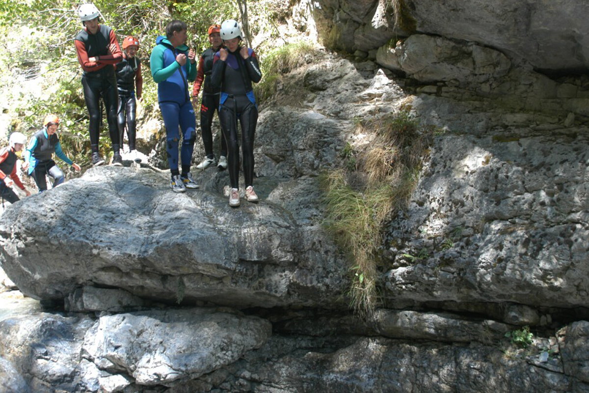 Canyoning Saut Rocher